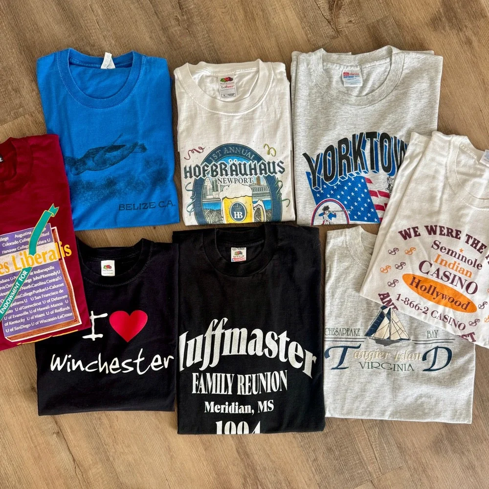 Mixed Lot of Vintage TShirts City Destination Reseller Bundle - Picture 1 of 10